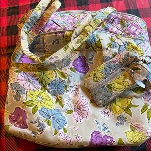 VB shoulder bag with change purse, good condition